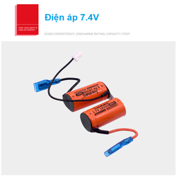 Pin Jinmasi dùng cho Máy xay sinh tố cầm tay Morphy Richards MR9600 Li-ion 7.4V, 900mAh