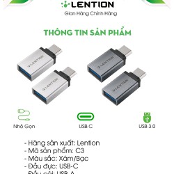 Đầu Chuyển Đổi C3 USB_C to usb_A 3.0