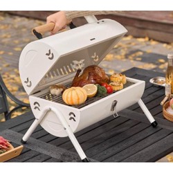 Bếp nướng than du lịch mini có tay cầm,bếp nướng than hoa ngoài trời