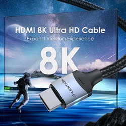 Cáp HDMI to HDMI 8K60Hz LENTION HH21-M1 /dòng cao cấp _dài 3M