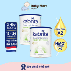 [ Date T2/25 ] Combo 2 lon Sữa dê Kabrita Số 2 800g 1-2 tuổi