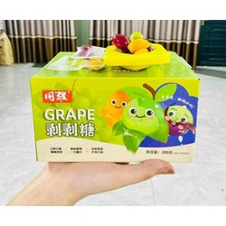 3 hộp kẹo dẻo trái cây nước ép nguyên chất mỗi hộp 200g