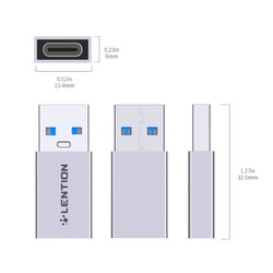 Đầu Chuyển Đổi usb_A to usb_C Lention H3