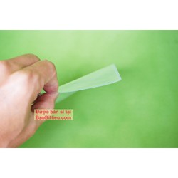 COMBO 3 Túi đựng GIẤY TỜ KHỔ A6 biên lai hóa đơn phiếu hẹn bằng nhựa dẻo trong suốt có nắp đậy 3B943