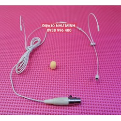 Mic đeo tai Hạt Gạo jack canon 4 pin chất lượng âm thanh tốt