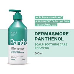 Chính hãng Dầu Gội Derma & More Panthenol Giảm Ngứa Và Phục Hồi Da Đầu 600ml