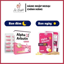 Chính hãng Viên Bột Kích Trắng Alpha Arbutin 3 Plus (Ban Ngày) New Uv Vỉ 10 Viên Hàng Thái Lan Chính Hãng - Lee Bangkok
