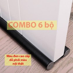 COMBO 6 bộ Thanh chắn cửa VỎ DA ron chân cửa chống thoát hơi máy lạnh máy điều hòa 6B137