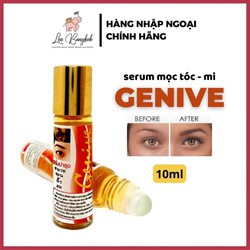 Chính hãng [Nội Địa Thái] Serum Lăn GENIVE Kích Thích Mọc Lông, Mọc Tóc, Chân Mày, Râu, Mi Chuẩn Thái Lan 10ml