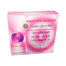Chính hãng Kem Tắm Trắng Whitening Bath Kit Gamma 170g