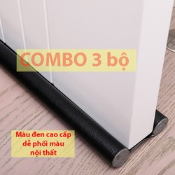 COMBO 3 bộ Thanh chắn cửa VỎ DA ron chân cửa chống thoát hơi máy lạnh máy điều hòa 3B137