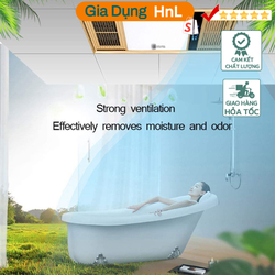 HnL Store - Quạt sưởi trần phòng tắm đa năng Quạt hút trần phòng tắm đa chức năng 4in1 2600W