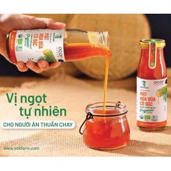 Mật hoa dừa Sokfarm Đặc Sản Trà Vinh chai 250ml, giúp ổn định đường huyết, bù nước, bù điện giải, dùng trực tiếp hoặc chế biến các món ăn