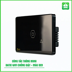 Công Tắc Datic Chống Giật Bình Nóng Lạnh Màu Đen 3000W