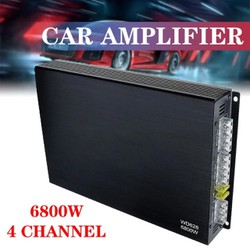 Bộ khuếch đại âm thanh bắc cầu tín hiệu có 4 kênh, công suất 5800W, dùng trong xe hơi âm ly ô tô