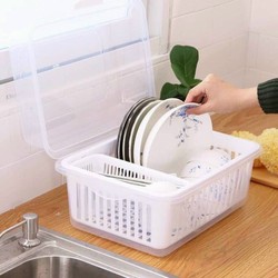 Khay Úp Chén Bát Thìa Đũa Bình Sữa cho bé ăn dặm hàng nội địa Trung cao cấp có nắp đậy / Shop Mẹ Đa