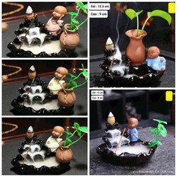 Thác xông trầm chú tiểu mini