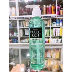 Chính hãng Gel tạo kiểu dành cho tóc uốn Double Rich Strong Hold 250ml (xanh lá)