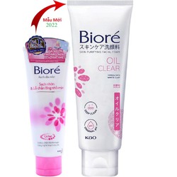 Chính hãng SỮA RỬA MẶT BIORE SẠCH NHỜN LỖ CHÂN LÔNG NHỎ MỊN 100ml
