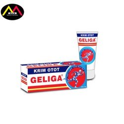 Chính hãng Tuýp kem Geliga Muscular Cream nóng giảm đau cơ lưng khớp bong gân do vận động indonesia 60g
