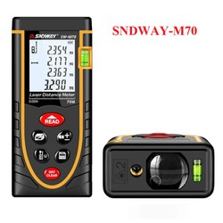 Thước đo khoảng cách, đo laser – SNDWAY 70M – Đo đạc nhanh, chính xác, màn hình Led rõ nét, Tiêu chuẩn IP54