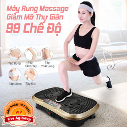 Máy Rung Massage Toàn Thân 99 Chế Độ - Tập Thể Dục Tại Nhà Thiết Bị Giảm Cân Hiệu Quả