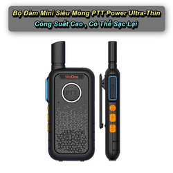 Bộ Đàm Mini Siêu Mỏng PTT Power Ultra-Thin Công Suất Cao, Có Thể Sạc Lại - Home and Garden