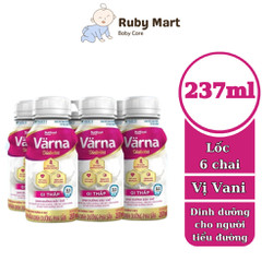 [Date T2/25]Lốc chai Sữa Bột Pha Sẵn Nutifood Varna Diabetes 237ml