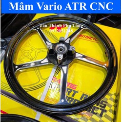 Mâm Vario CNC ATR - Màu đen ( 1.4-1.6 ) Tân Thành PT