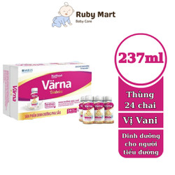 [ Date T2/25 ] Thùng 24 chai Sữa Bột Pha Sẵn Nutifood Varna Diabetes 237ml