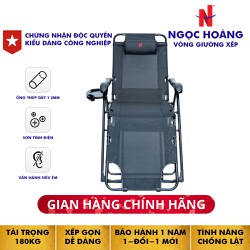 Ghế xếp thư giãn 2 trong 1 Ngọc Hoàng - Ghế chuyển đổi thành giường