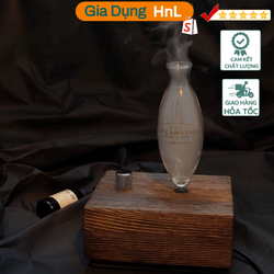HnL Store - Máy khuếch tán tinh dầu không cháy hộp gỗ sồi Wooden Aromatherapy Diffuser