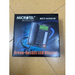 Điện thoại bàn Microtel MCT-839CID với màn hình LCD lớn