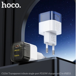 Cóc Sạc Nhanh 20W Hoco C125A Cổng Type C