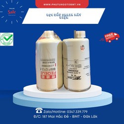 Bộ đôi Lọc nhiên liệu (Lọc dầu) xe Thaco Ollin, Jac N200, N350 máy điện đời mới. Mã WBF1212-1, lọc thô có jack điện FS36268/FS36209
