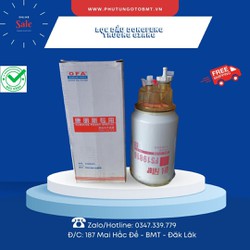 Lọc nhiên liệu xe Dongfeng Trường Giang 8 tấn, 9.3 tấn đời mới , máy cumins, mã lọc FS19816, có báo