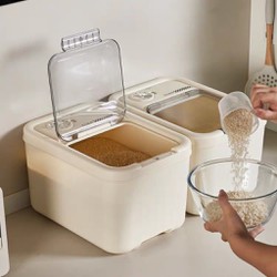 Thùng Đựng Gạo Thiết Kế Nắp Lật Thông Minh Chống Ẩm Mốc, Côn Trùng LOẠI 20KG - THÙNG ĐỰNG HẠT , ĐỰNG ĐỒ KHÔ THÔNG MINH