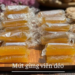 500G mứt gừng viên dẻo thơm ngon - mứt tết