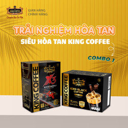 Combo trải nghiệm 1 – Siêu hòa tan KING COFFEE