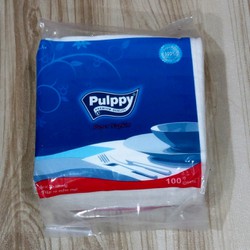 Khăn giấy Pulppy gói 100 tờ 1 lớp