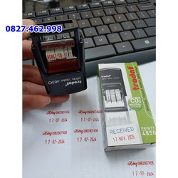 Con dấu ngày tháng năm thay đổi số , có nội dung kèm theo hàng chính hãng 4850
