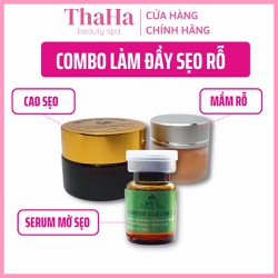 [CHÍNH HÃNG] Combo làm đầy sẹo rỗ, Cao liền sẹo collagen MH Beauty Spa, Mầm rỗ MH Beauty Spa, Serum phục hồi sẹo