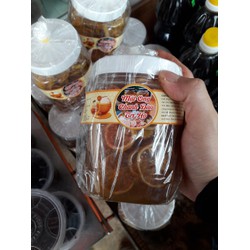HỦ 1 KG CHANH ĐÀO NGÂM MẬT ONG TRỊ HO.