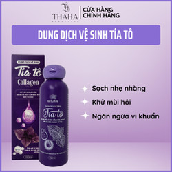 [CHÍNH HÃNG] Dung dịch vệ sinh phụ nữ tía tô collagen 150ml, làm sạch dưỡng ẩm, ngăn mùi, loại bỏ viêm ngứa phụ khoa
