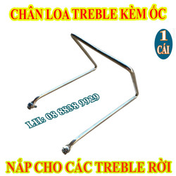 CHÂN DÙNG NẮP CHO CÁC LOẠI TREBLE RỜI,CHÂN INOX TRẮNG ĐẸP - GIÁ 1 CHIẾC
