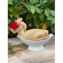 Bát đựng gà hình thuyền - chất men cao cấp, chuẩn gốm sứ BÁT TRÀNG