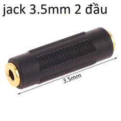 Giắc Cắm Nối âm thanh 3.5mm 2 đầu âm - Đầu Audio Stereo 3.5 mm nối thẳng 2 đầu cái mạ vàng