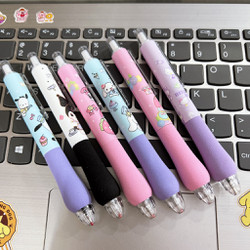 Set 6 bút gel có đệm êm tay bộ sưu tập nhà SANRIO ngòi 0.5mm đạt chuẩn mềm mịn tiện lợi đa màu sắc BDEMKU52