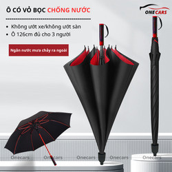 Ô Che Mưa Có Vỏ Bọc Ngoài Rút Gọn Chống Rơi Nước, Dù Thông Minh 8 Nan To Chống Rỉ Mở Tự Động