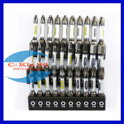 Bộ mũi tua vít bake, hoa thị bông, lục giác đủ size kích cỡ từ tính mạnh mẽ D2 nội địa Trung Quốc bền bỉ